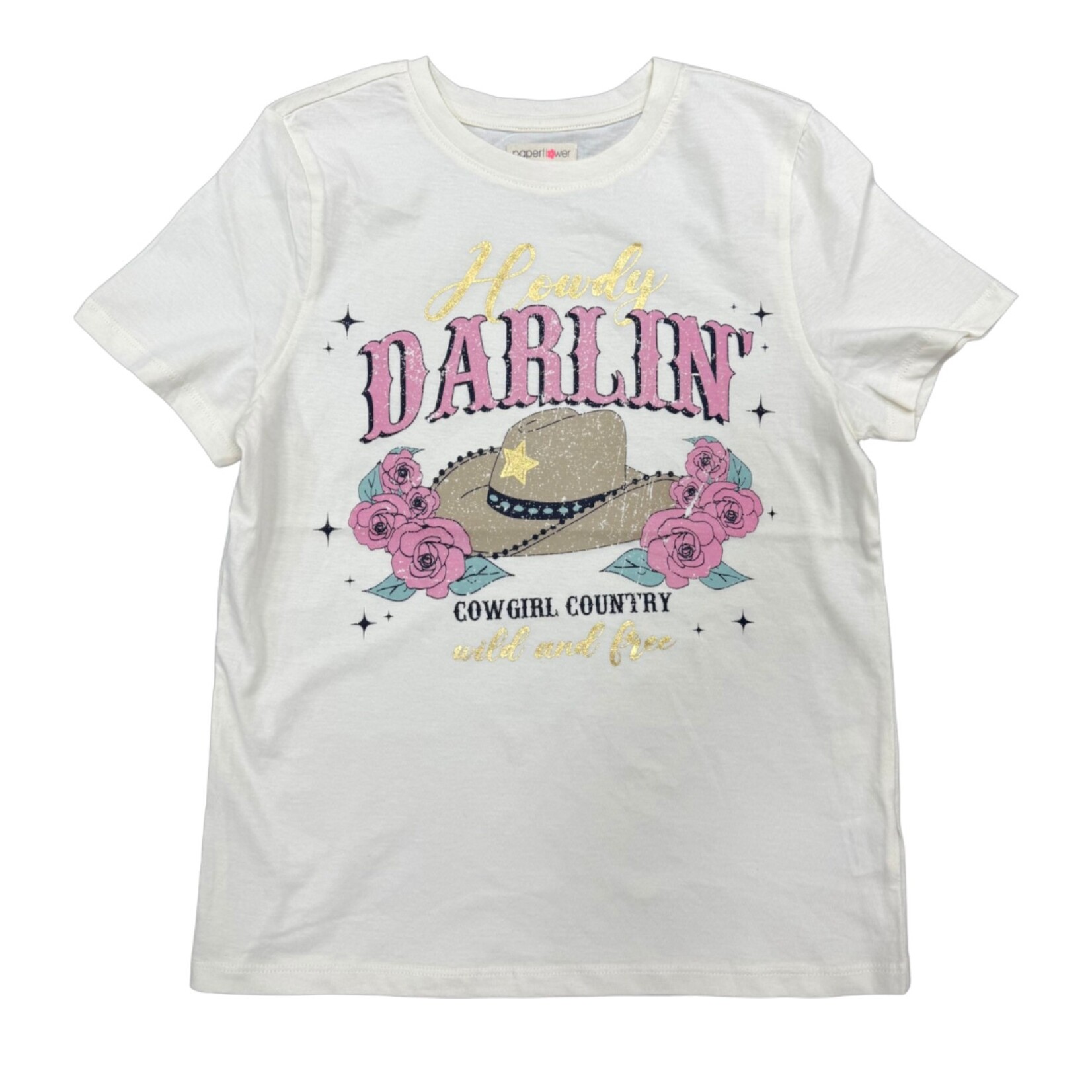 Paper Flower Howdy Darlin Shirt