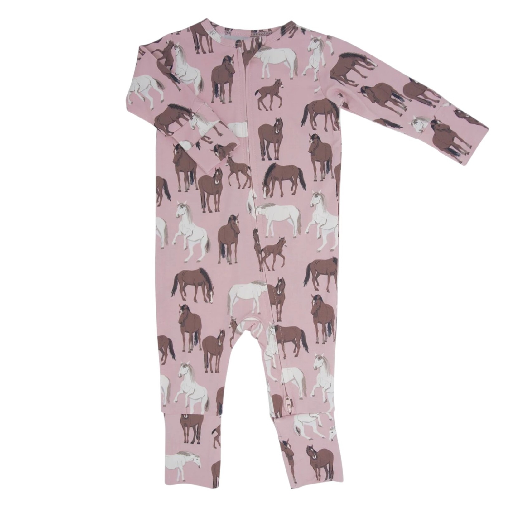Sweet Bamboo Wild Horses Convertible Romper