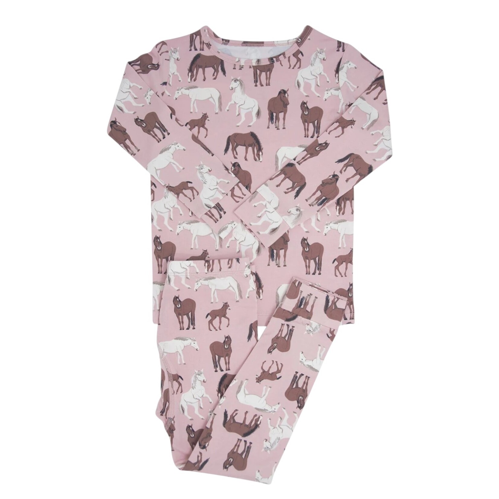 Sweet Bamboo Wild Horses PJ Set