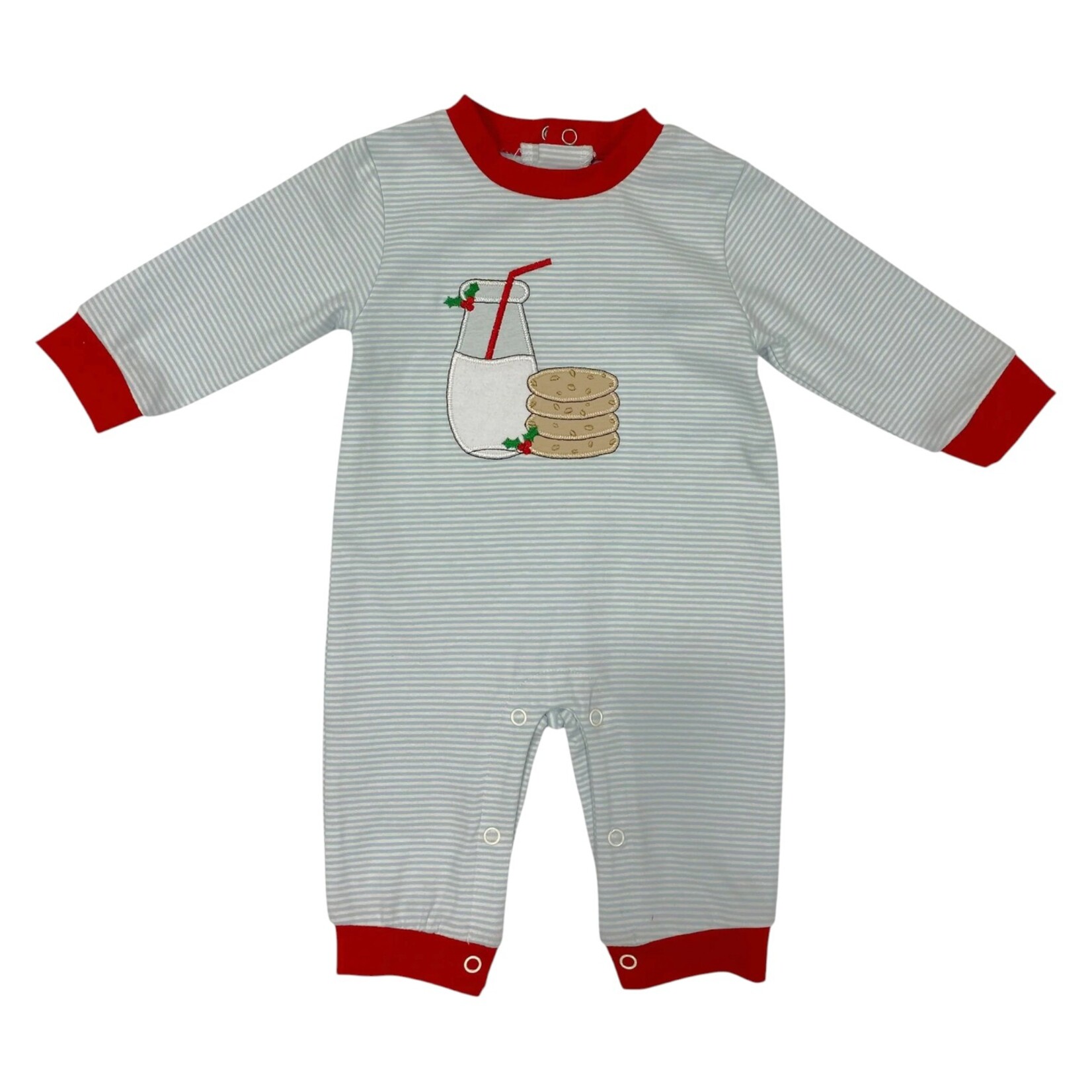 Three Sisters Milk & Cookies Boy Romper