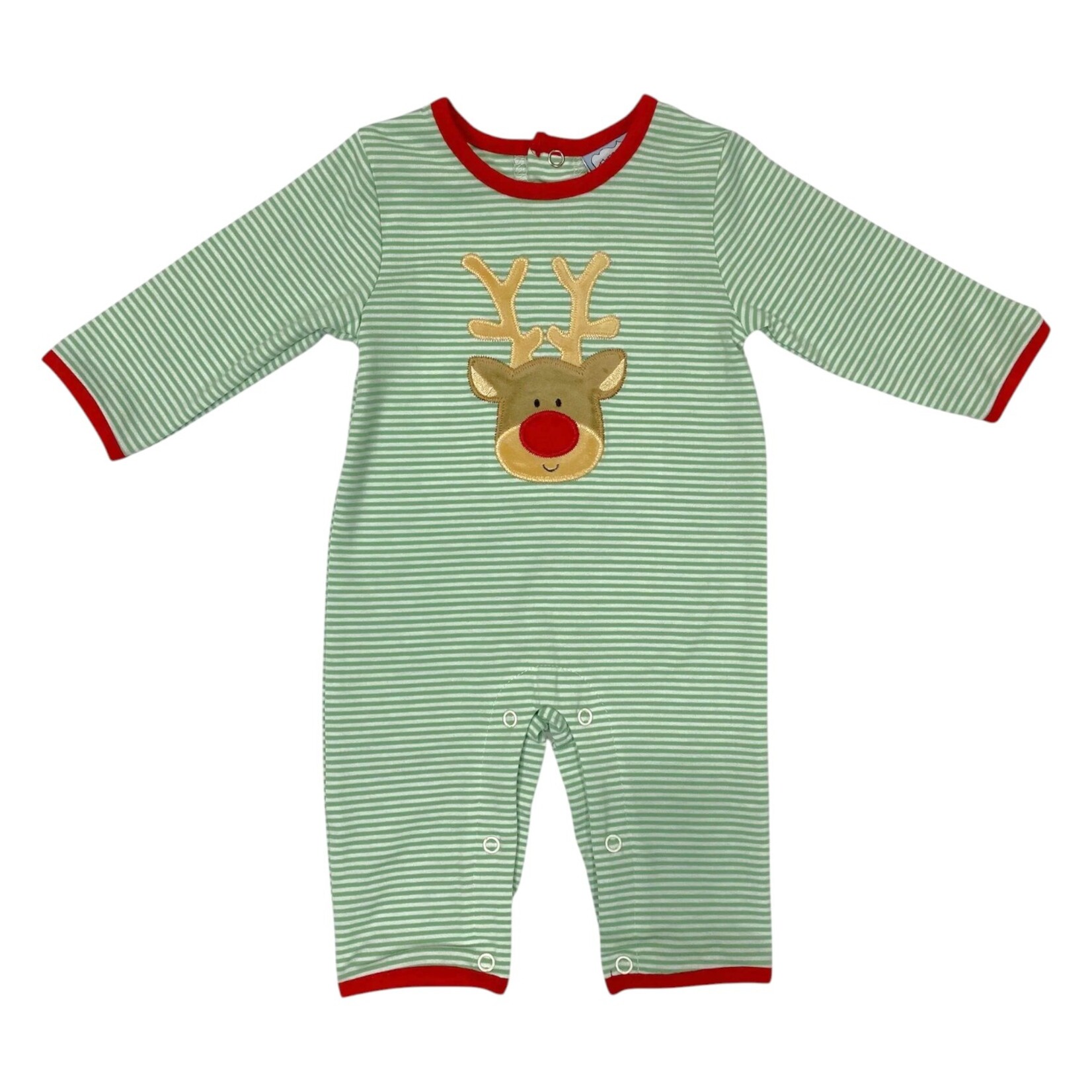 Three Sisters Reindeer Applique Romper