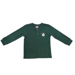 Banana Split Emerald Santa Henley Shirt