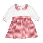 Sweet Dreams Red & White Plaid Dress