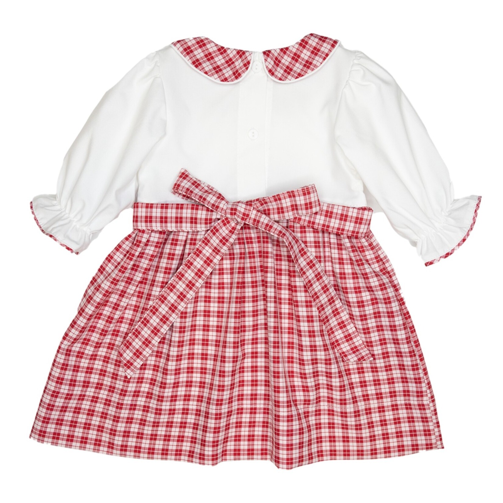 Sweet Dreams Red & White Plaid Dress