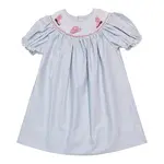 Sweet Dreams Cowgirl Boots & Hat Smocked Dress