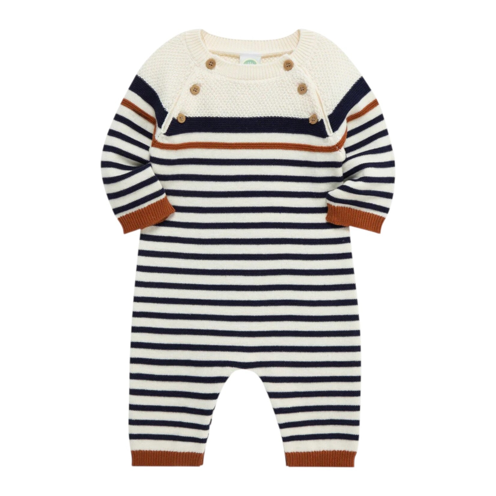 Little Me Block Stripe Coverall