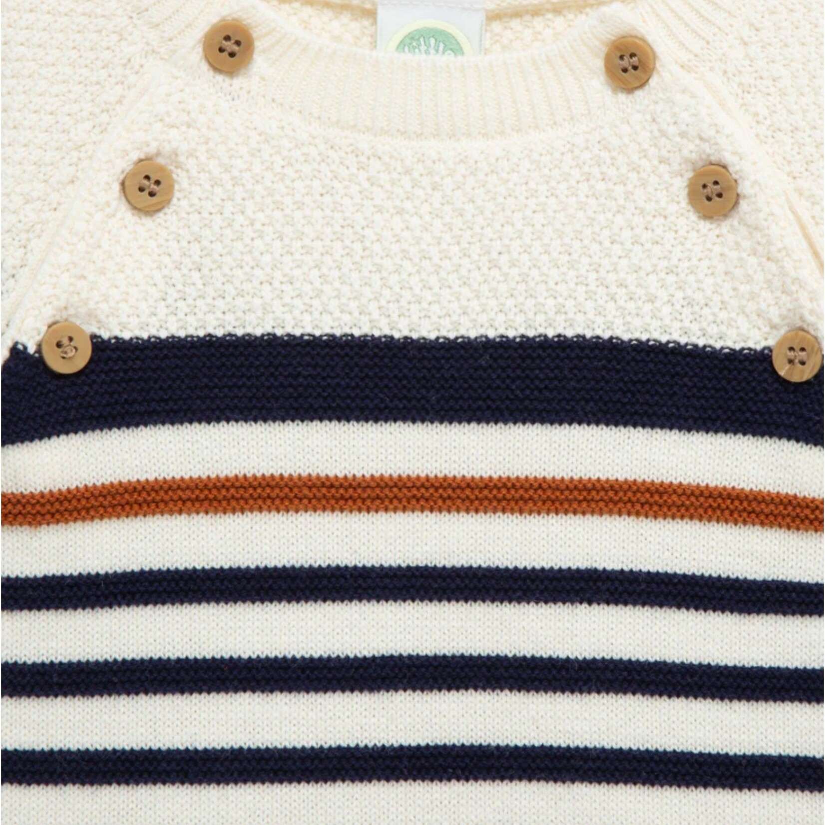 Little Me Block Stripe Coverall