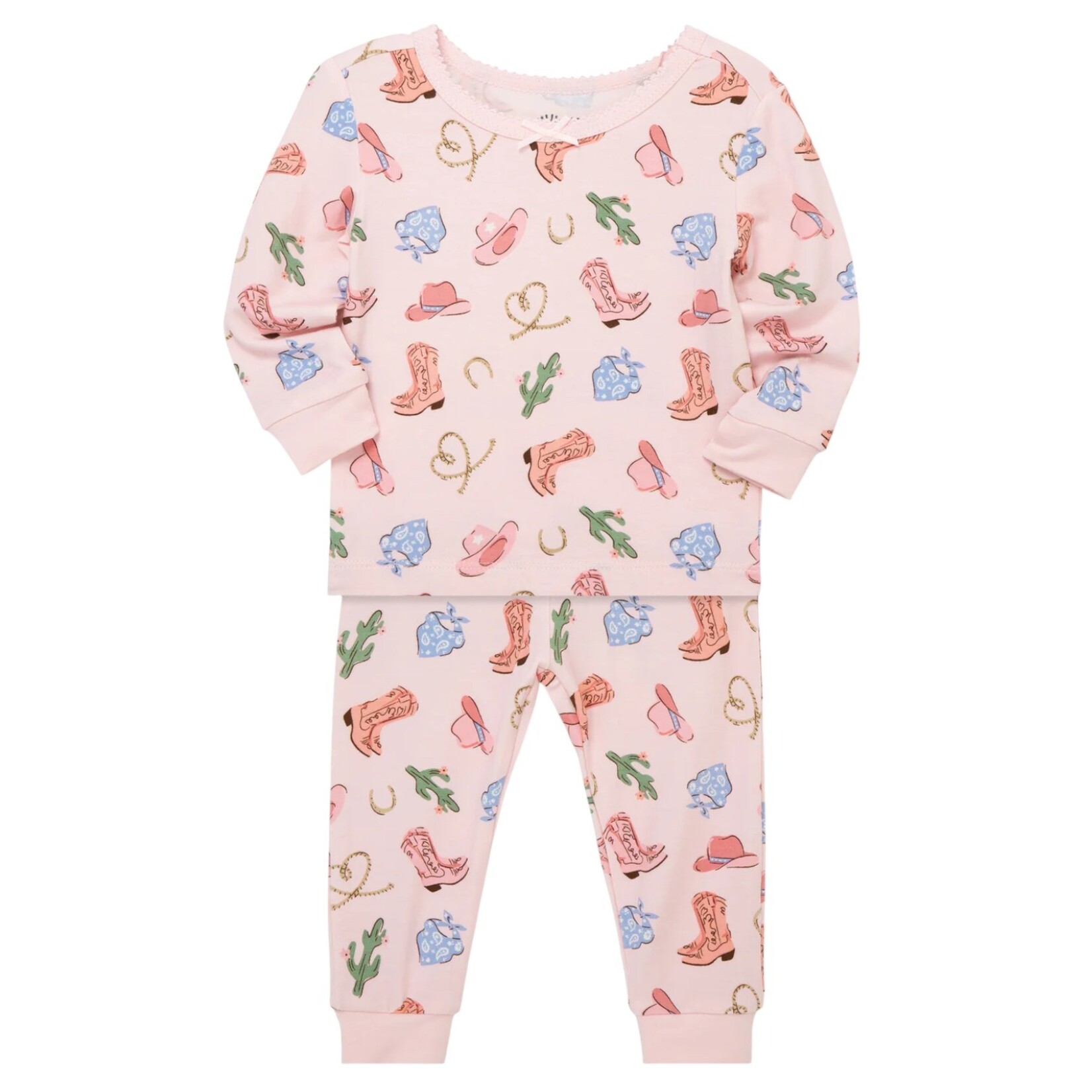 Little Me Cowgirl Bamboo PJ Set
