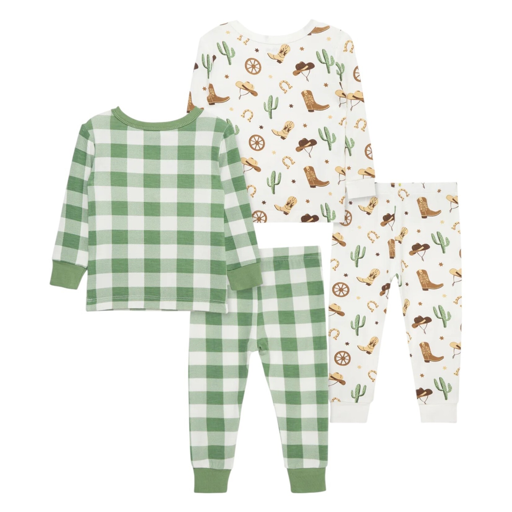 Little Me Cowboy Bamboo PJ Set