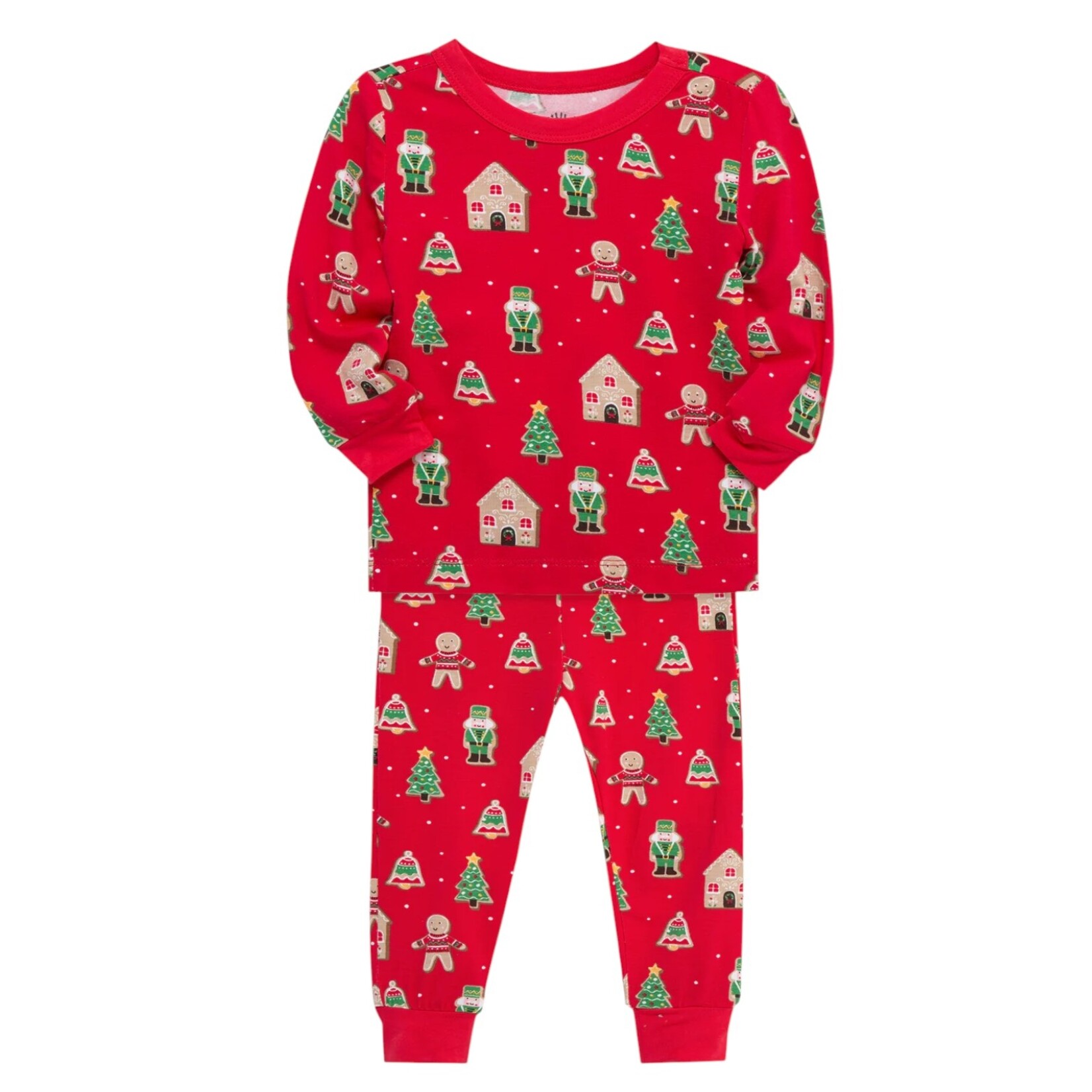 Little Me Gingerbread Bamboo PJ Set