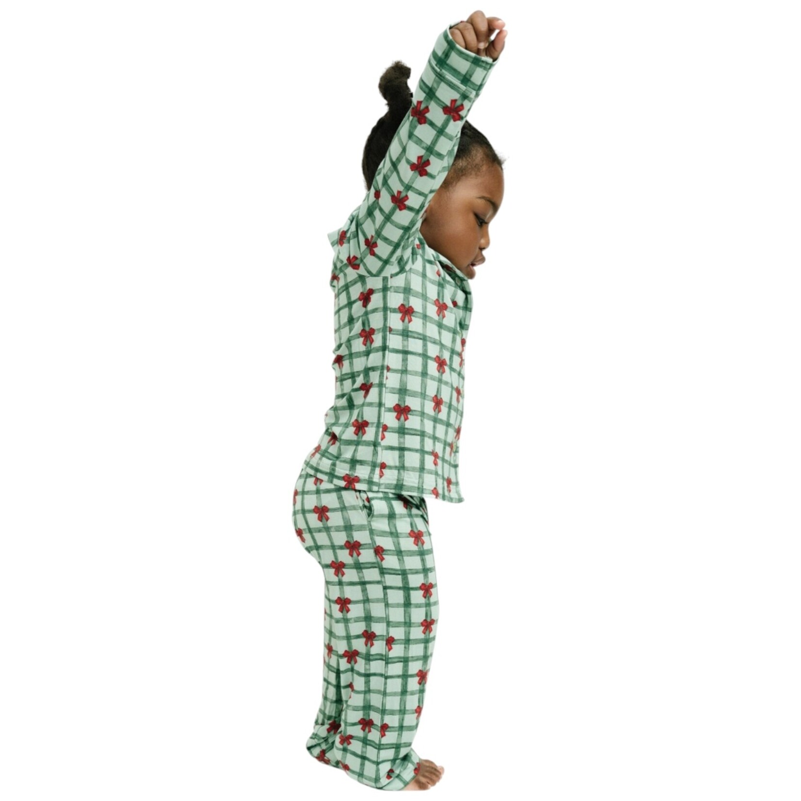 Little One Shop Gift Wrapped Bamboo Button PJ Set #25-1160