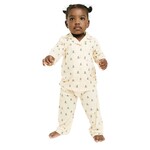 Little One Shop Pine Forest Bamboo Button PJ Set