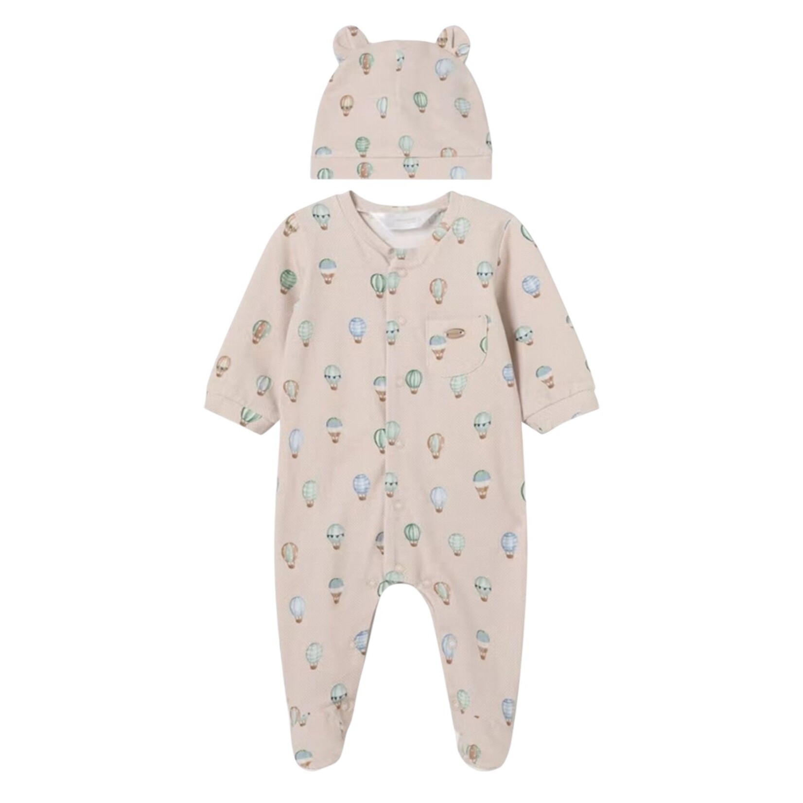 Mayoral Hot Air Balloon Sleeper/Hat Set