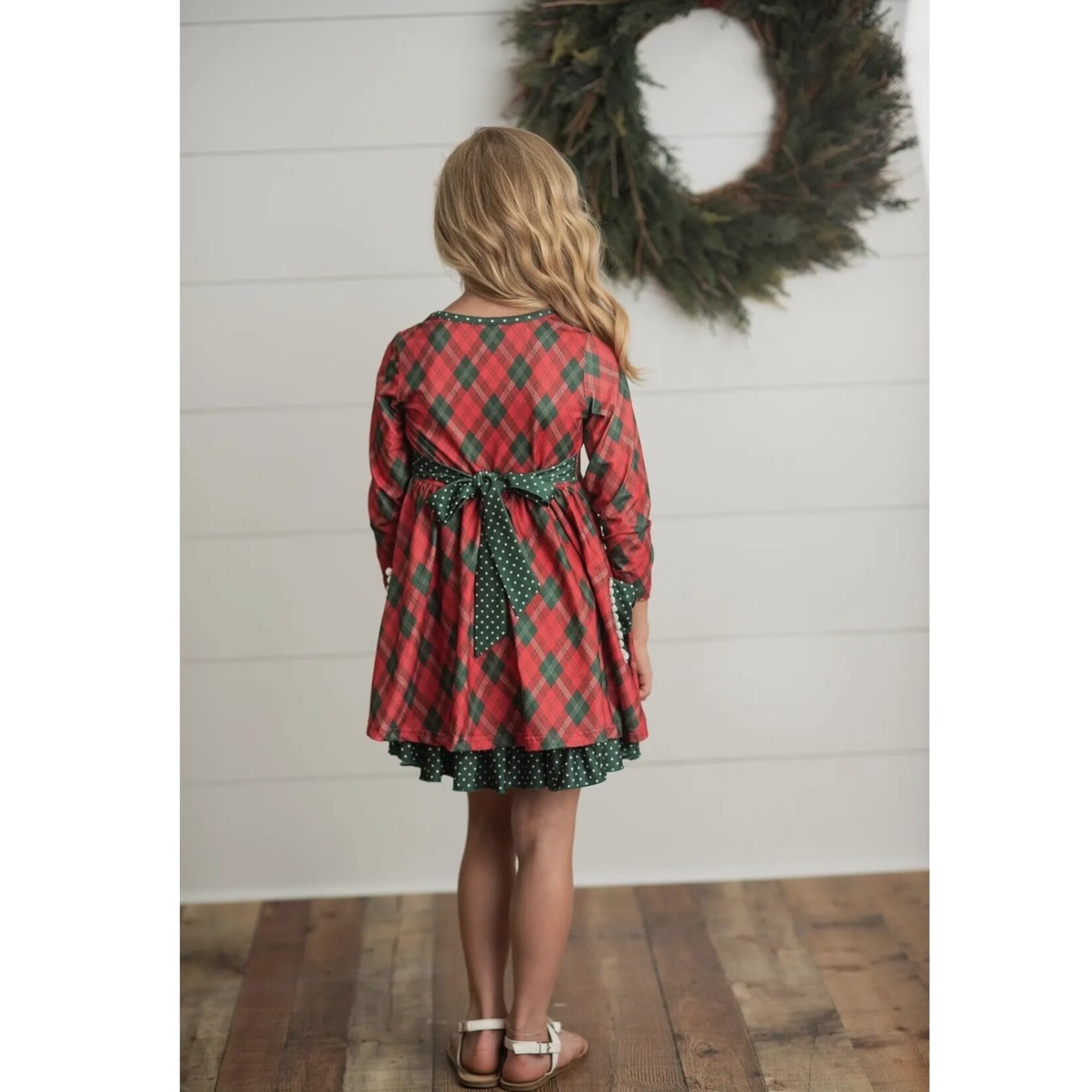Red & Green Plaid Christmas Dress