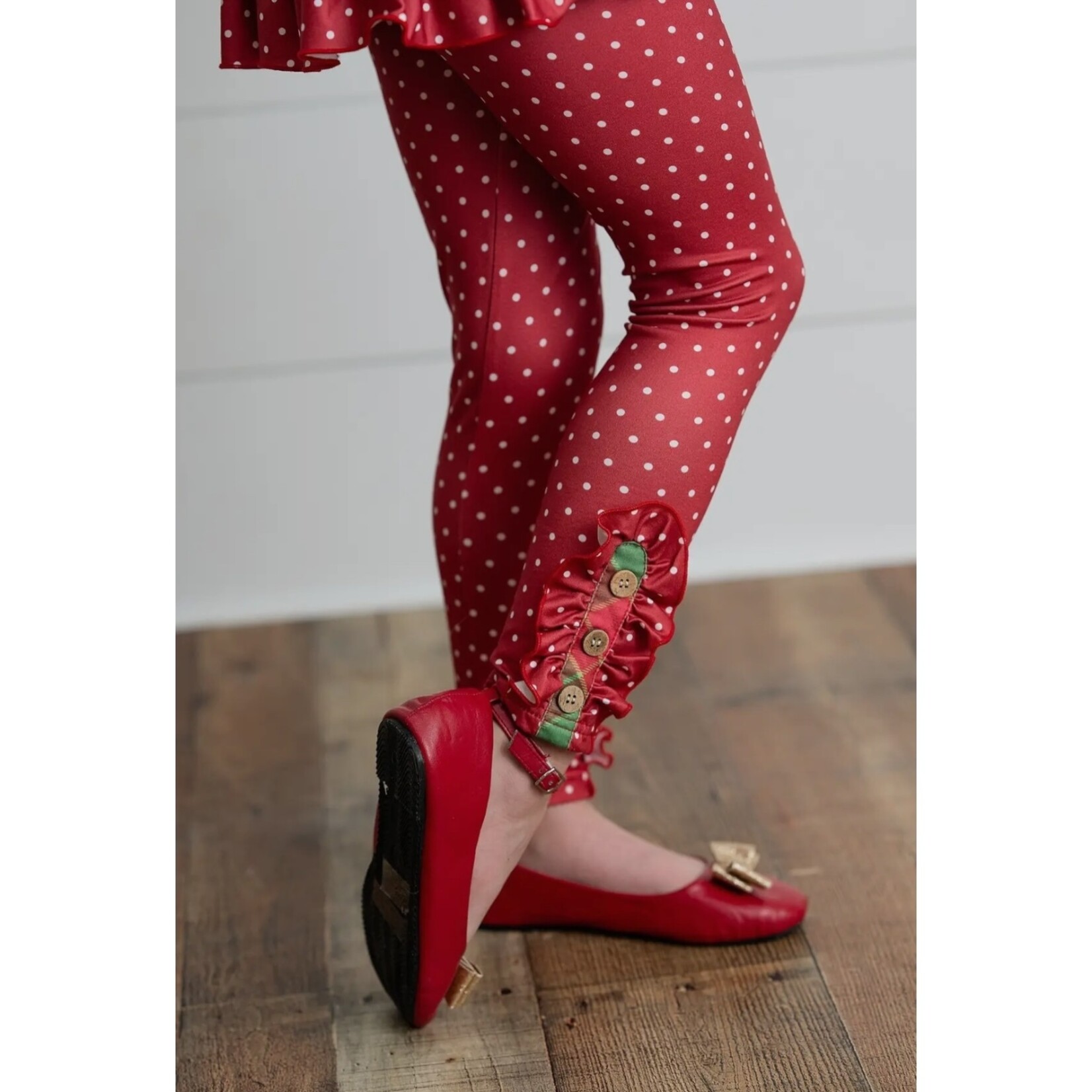 Adorable Sweetness Holiday Plaid Ruffle Set