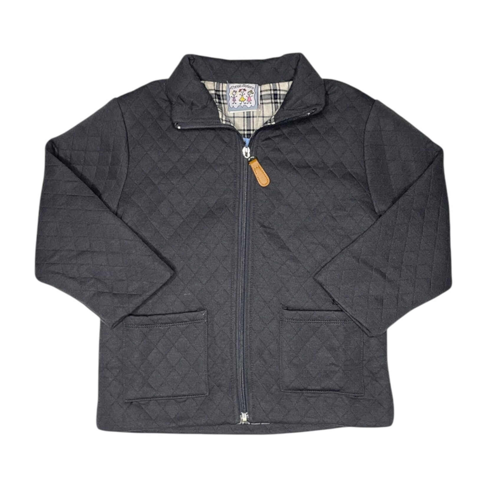 Three Sisters Grey Quilted Colton Jacket