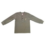 Banana Split Deer Henley Shirt