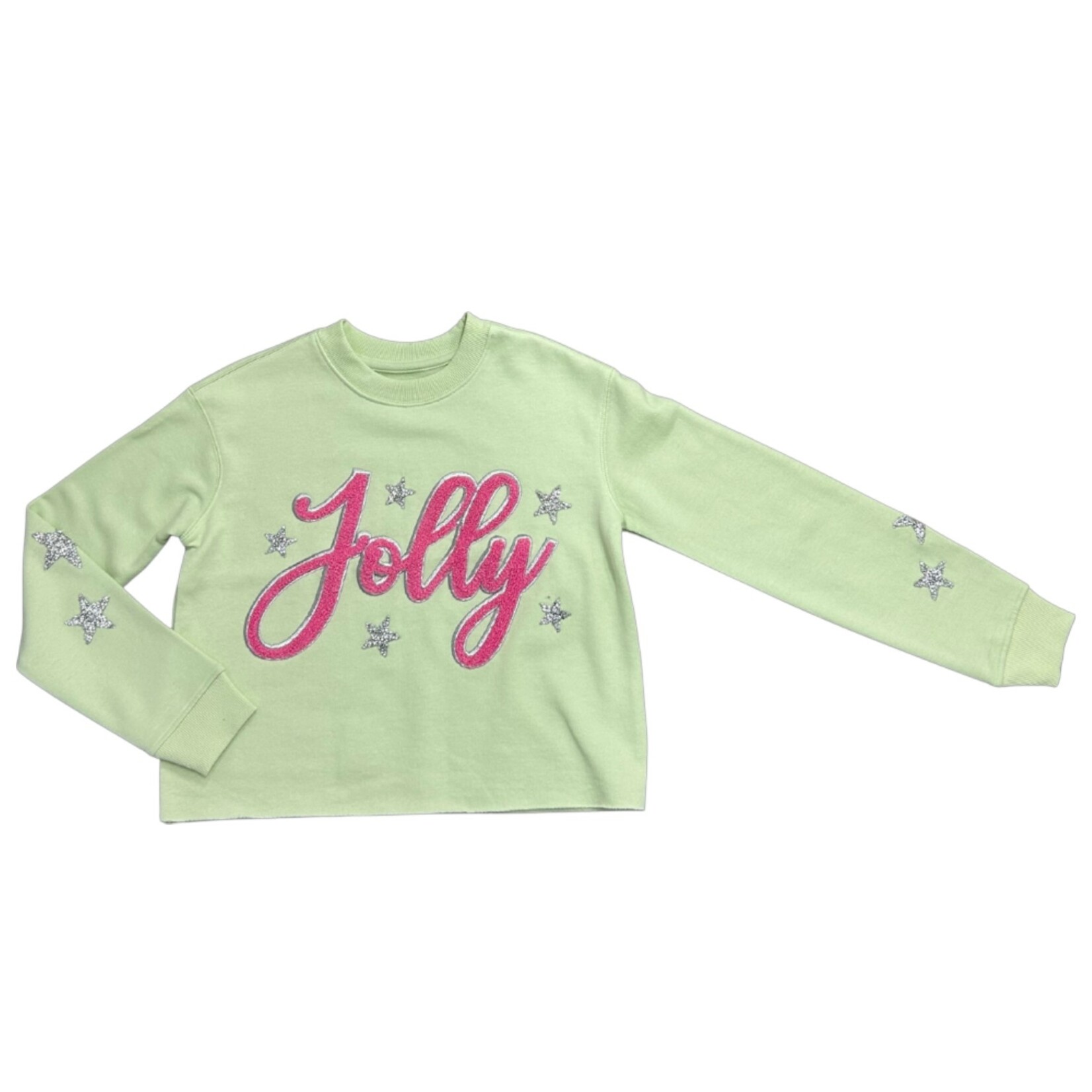 Sweet Soul Jolly Rhinestone Stars Sweatshirt