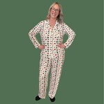 Little One Shop Holiday Bows Women's Button PJ Set