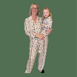 Little One Shop Holiday Bows Bamboo Button PJ Set
