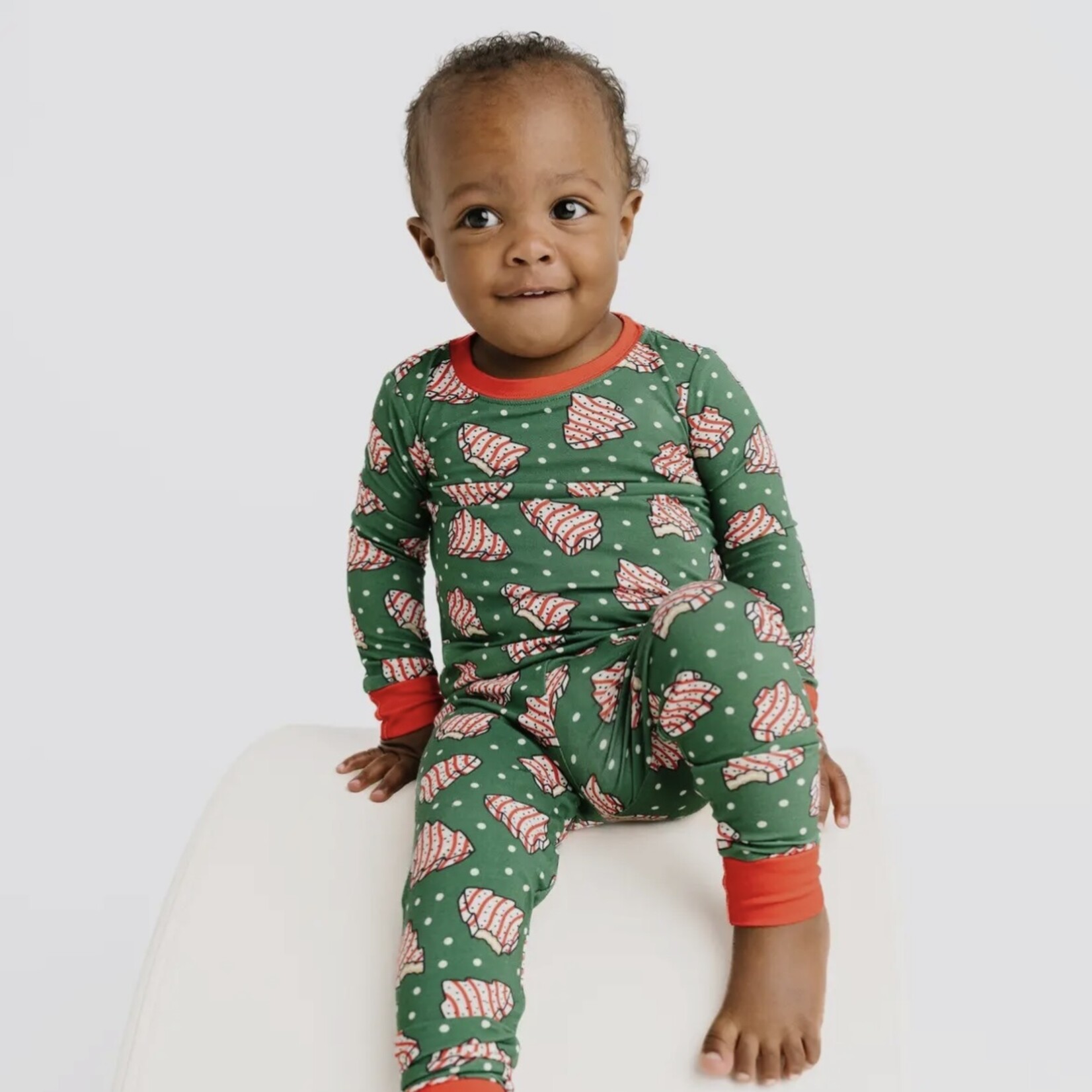 Little One Shop Tree Cakes Bamboo PJ Set