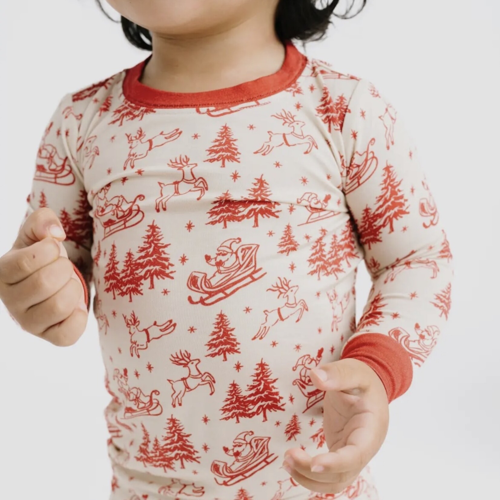 Little One Shop Classic Claus Bamboo PJ Set