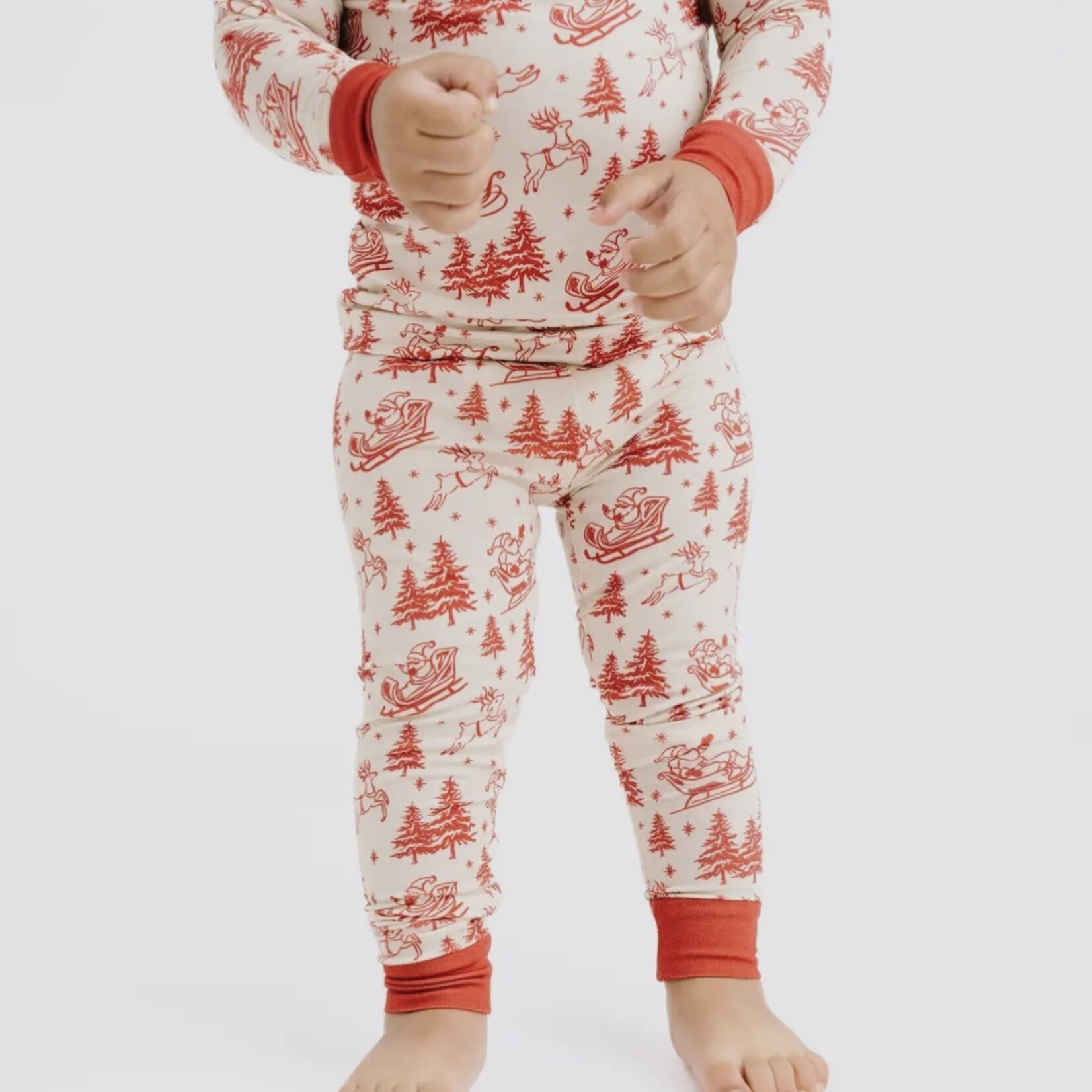 Little One Shop Classic Claus Bamboo PJ Set