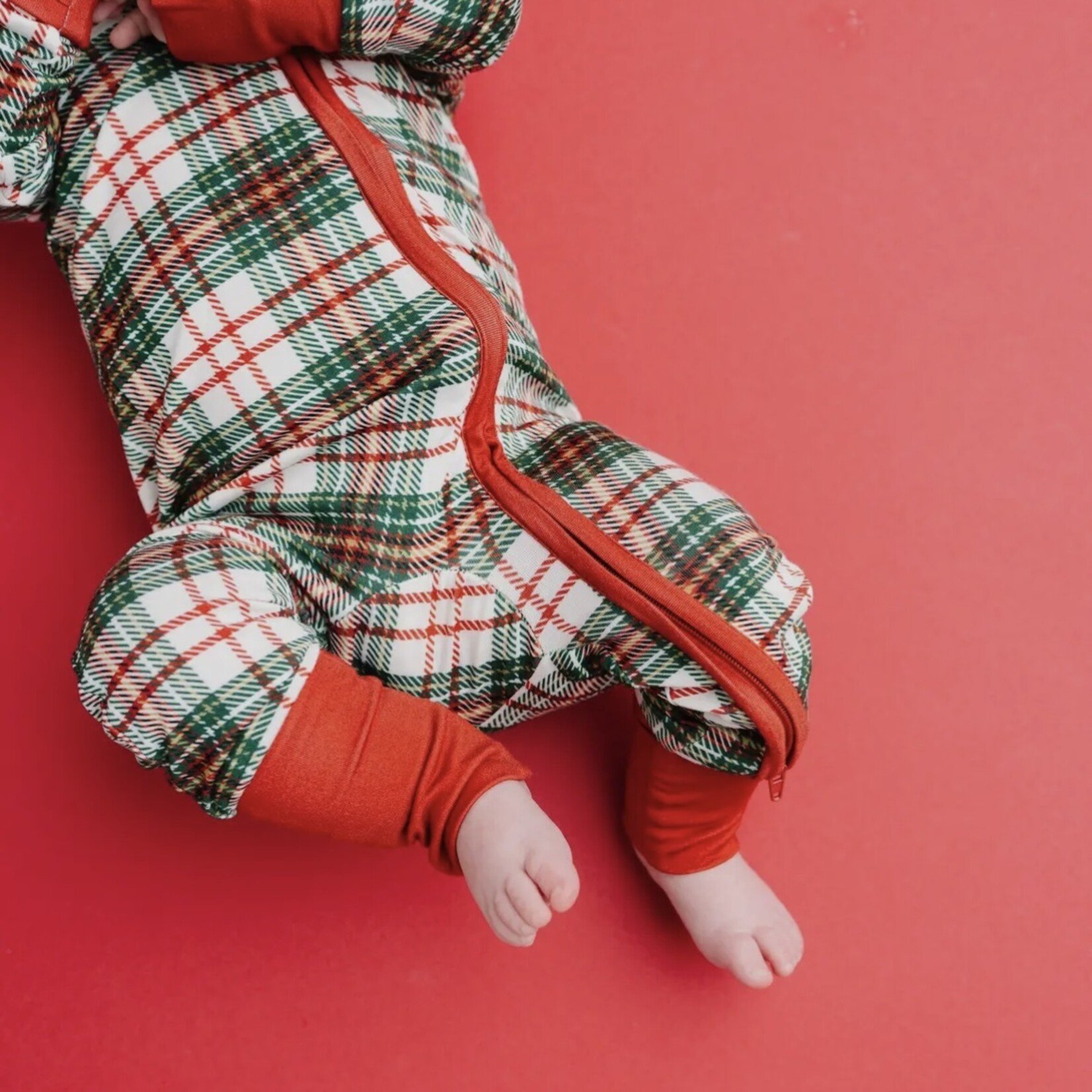 Little One Shop Christmas Plaid Bamboo Sleeper