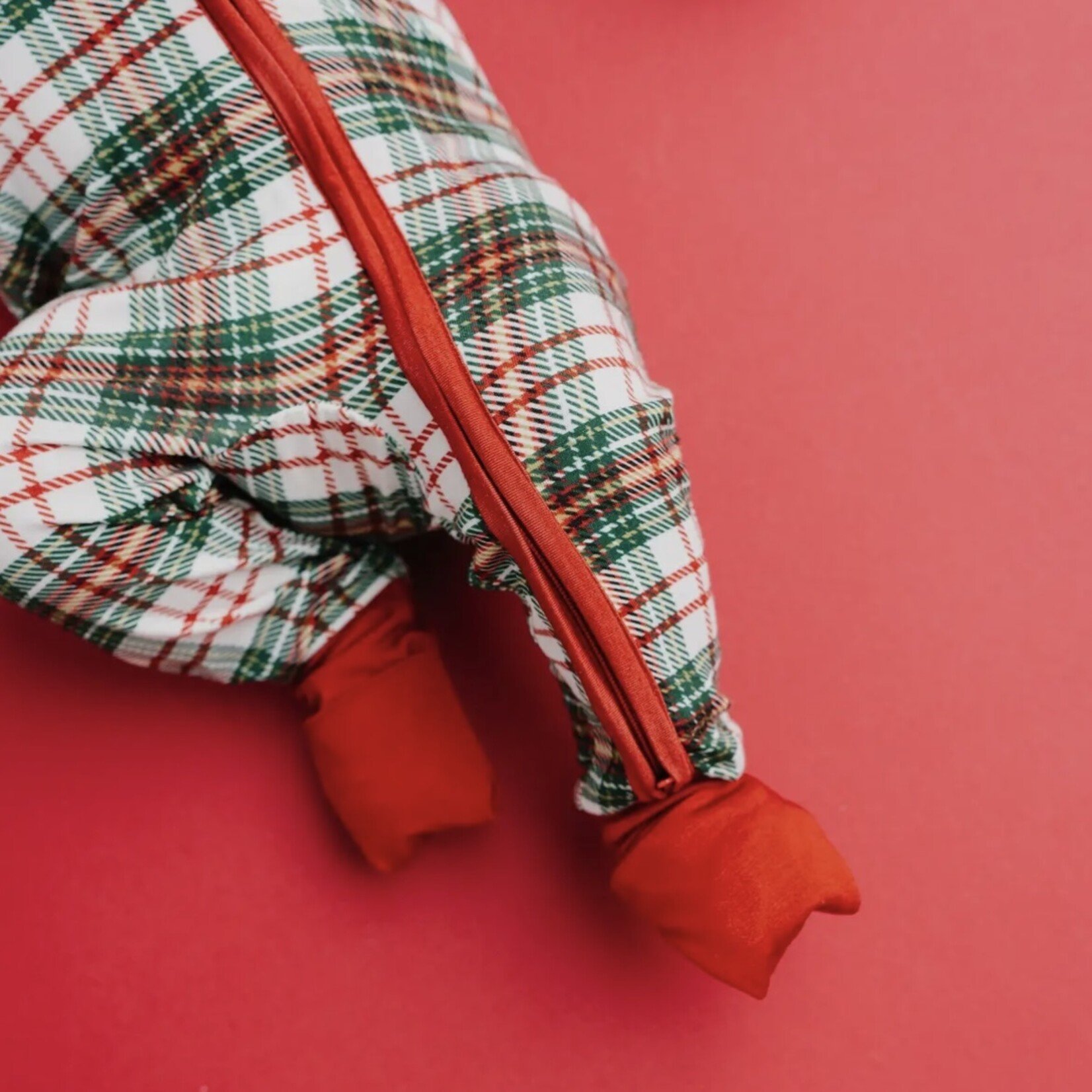 Little One Shop Christmas Plaid Bamboo Sleeper