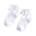 White Lace Bobby Socks