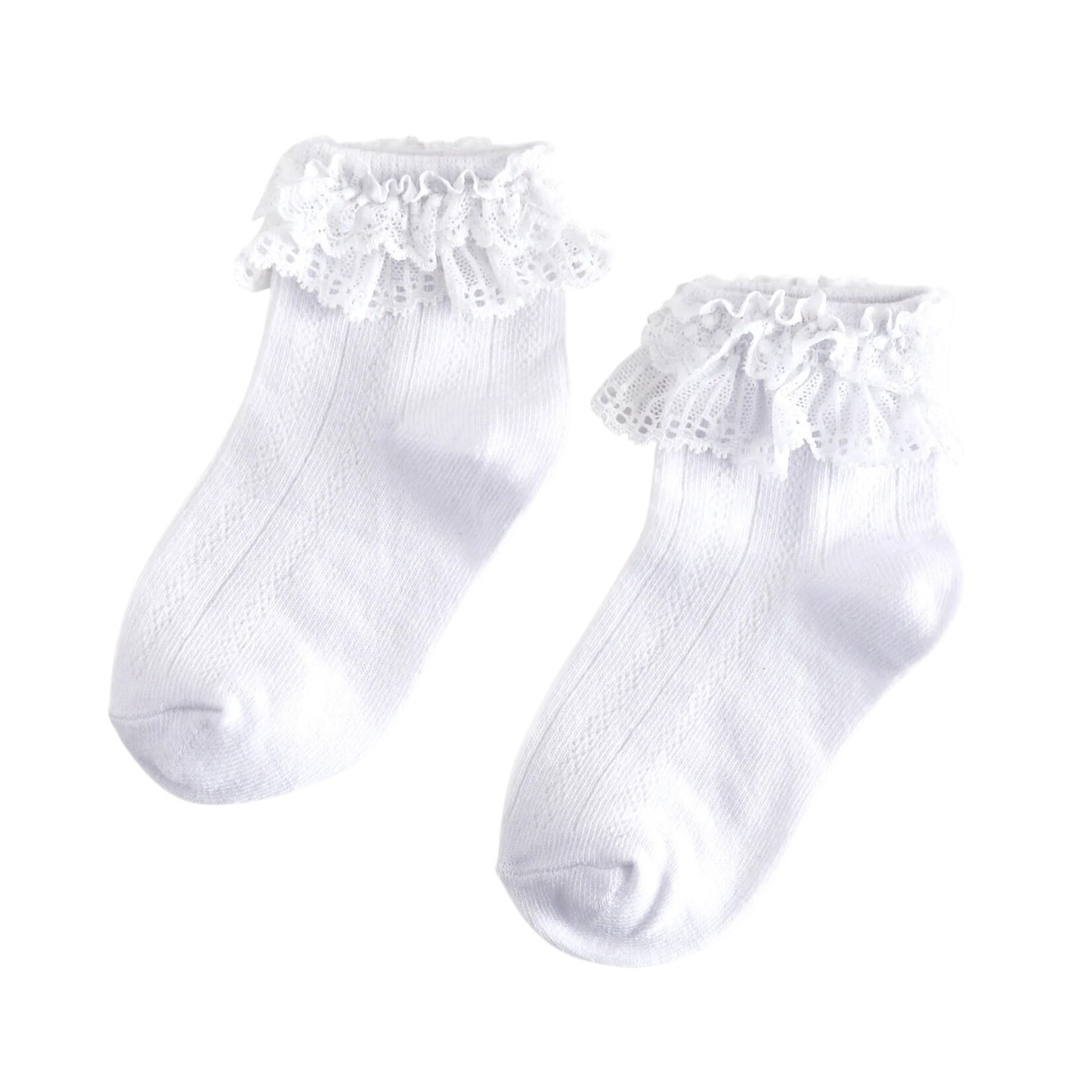 White Lace Bobby Socks