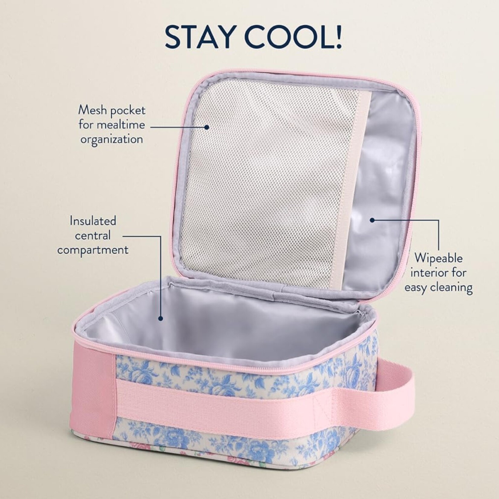 Itzy Ritzy Ribbons + Roses Lunch Box