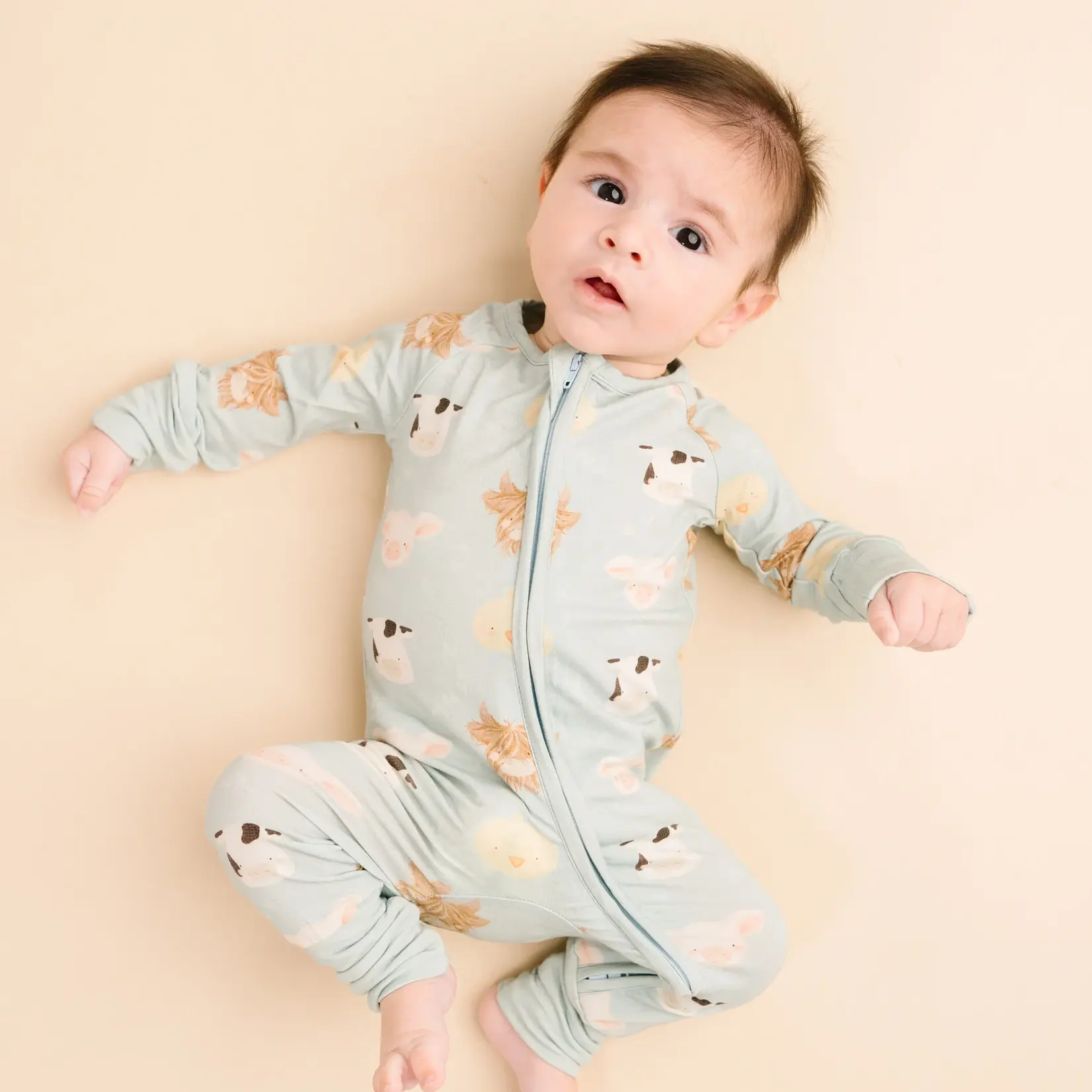 Little One Shop Happy Farm Bamboo Sleeper