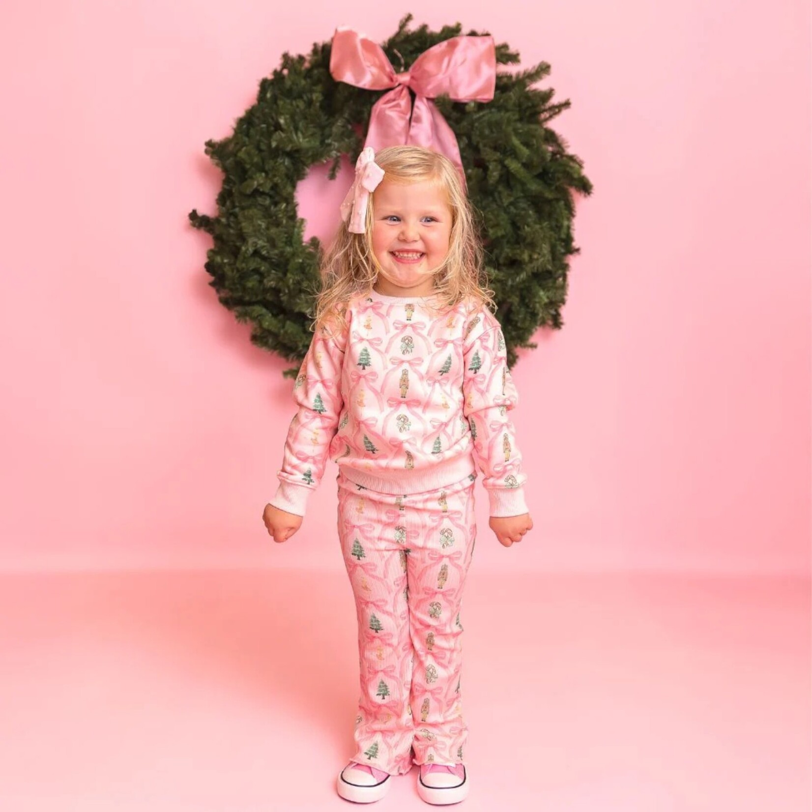 Sweet Wink Nutcracker Trellis Flare Legging
