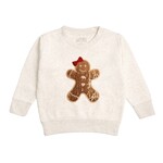Sweet Wink Gingerbread Sequin Sweatshirt