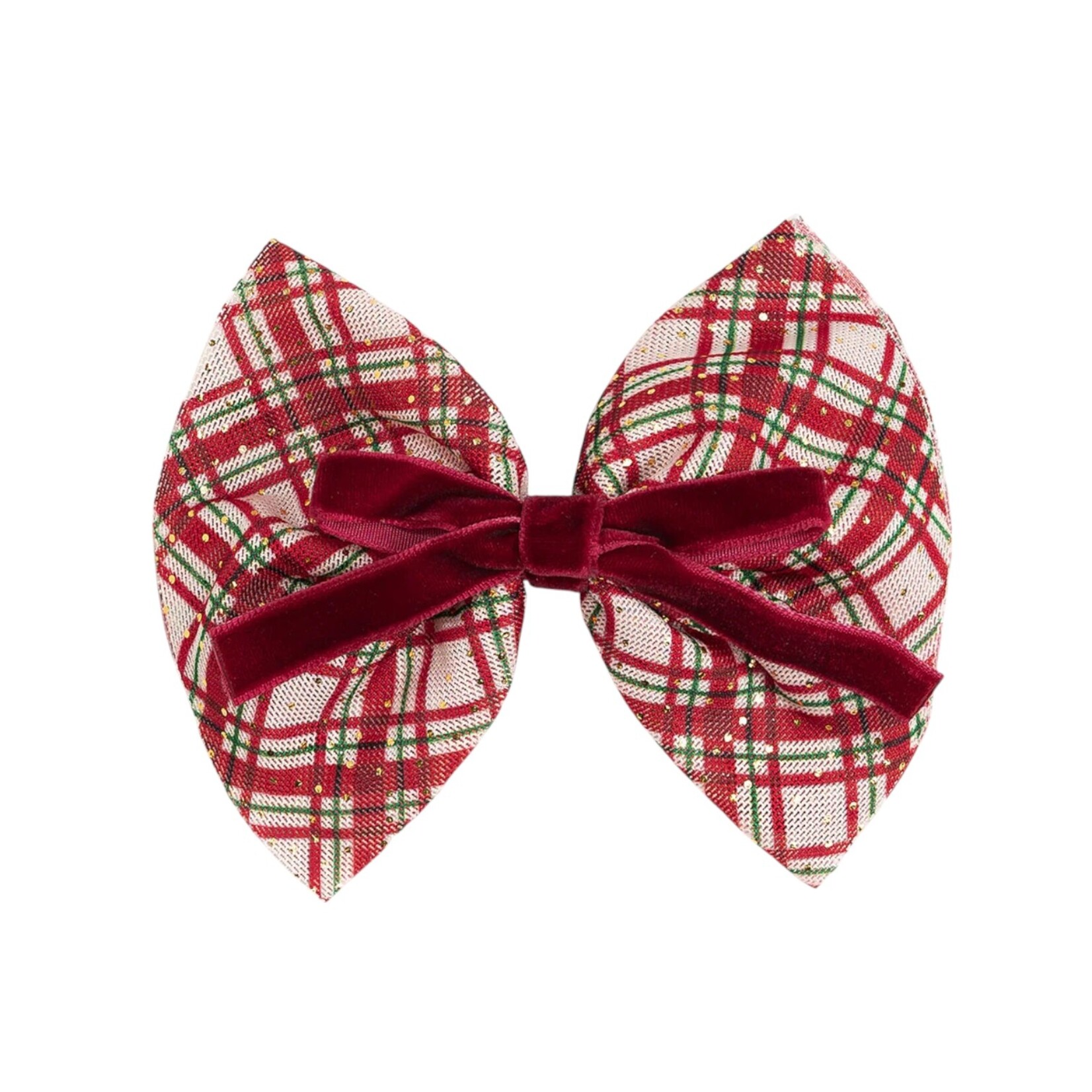 Sweet Wink Christmas Plaid Bow