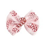 Sweet Wink Candy Cane Tulle Bow
