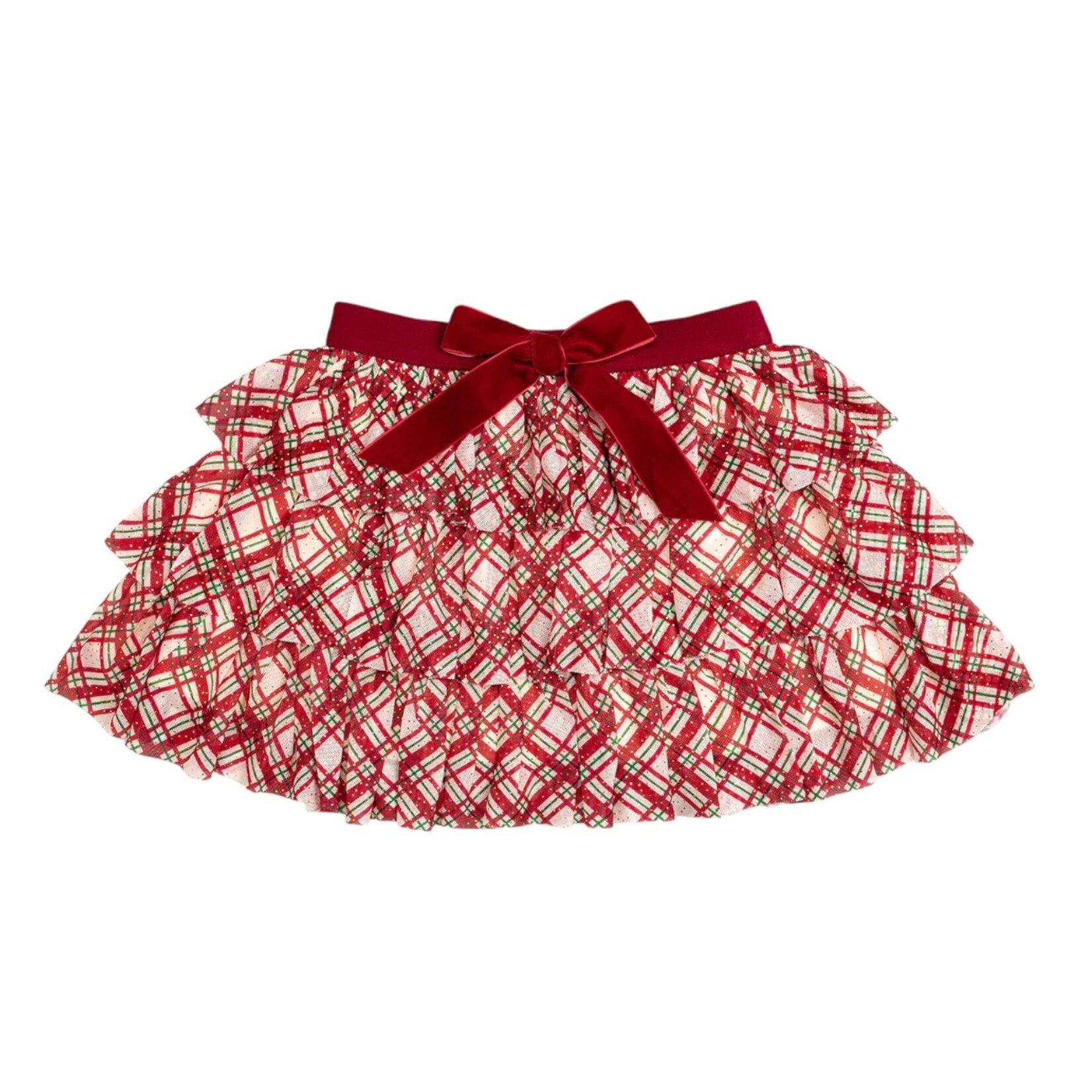 Sweet Wink Plaid Tiered Tutu