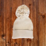 Levi and Lane Newborn Tan Knit Hat