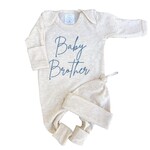 Wonderfully Made Newborn Baby Brother Romper & Hat