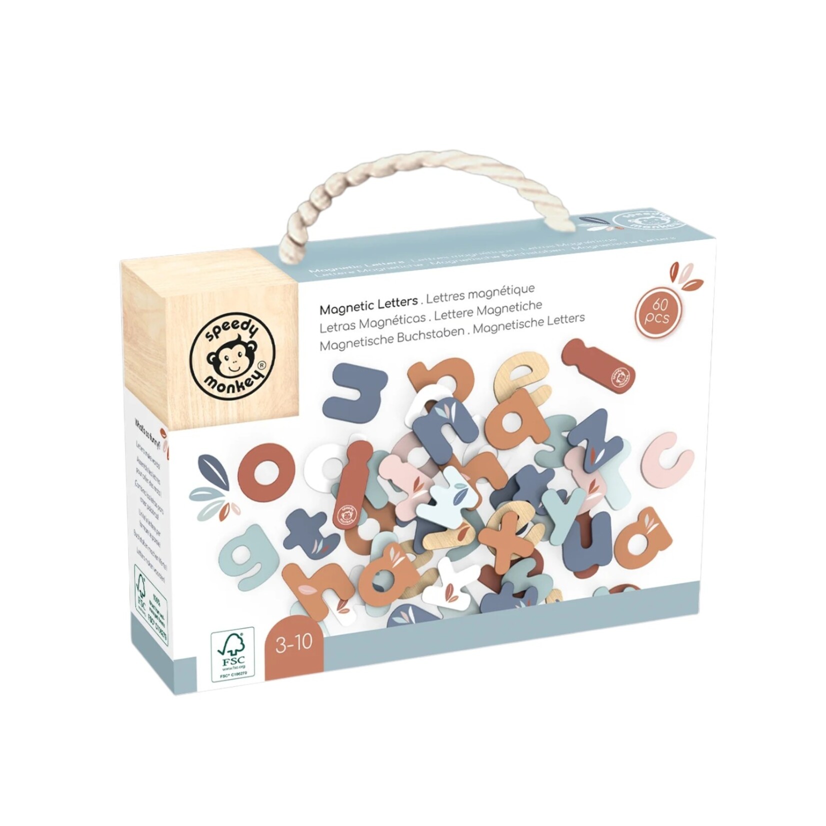 Speedy Monkey Magnetic Letters