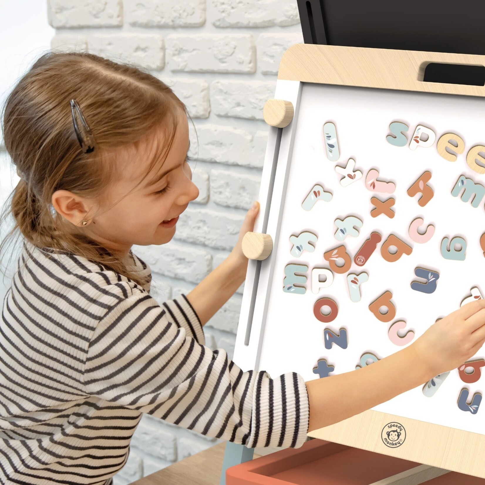 Speedy Monkey Magnetic Letters