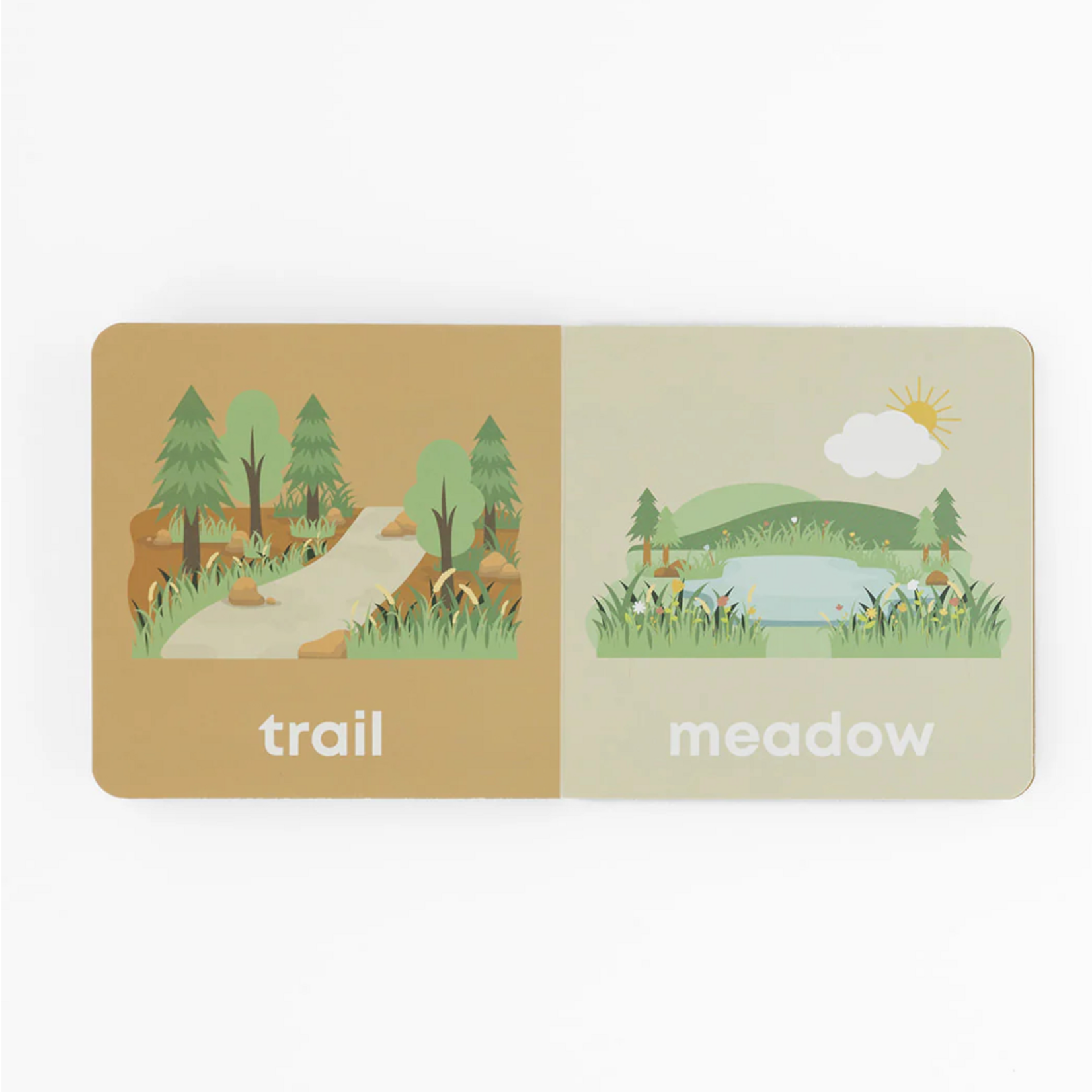 Left Hand Book House Mountain Baby Book