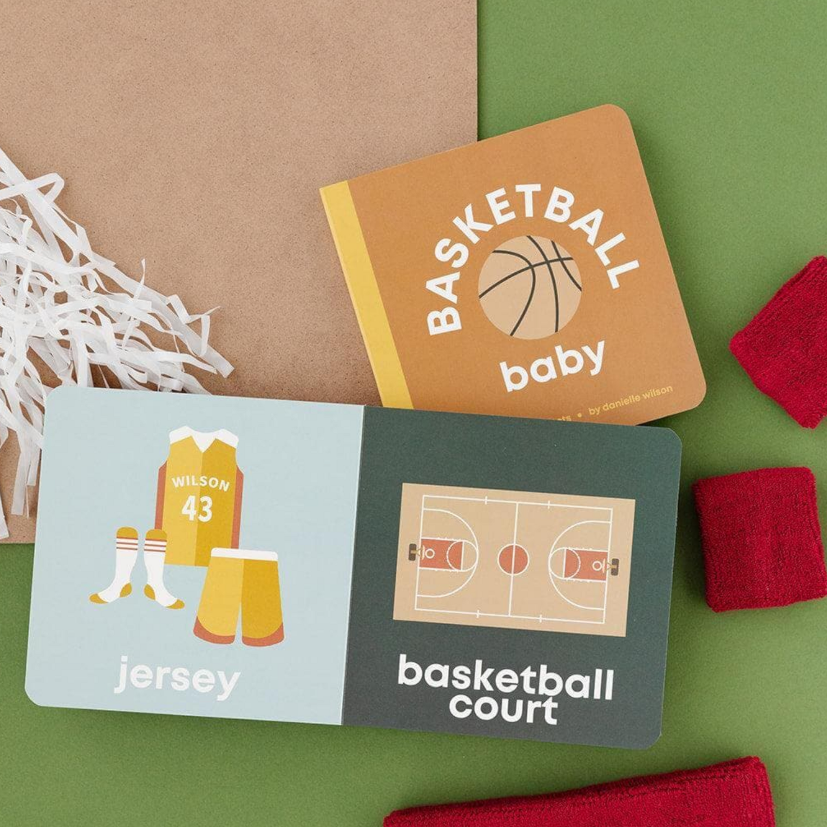 Left Hand Book House Basketball Baby Book