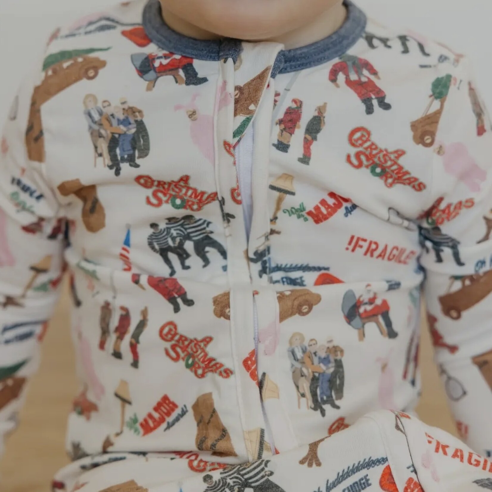 A Christmas Story Bamboo Footie PJ