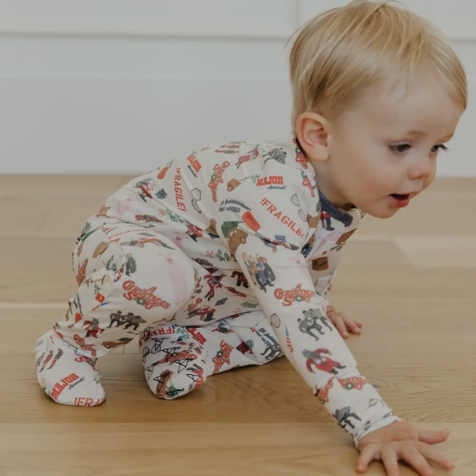 A Christmas Story Bamboo Footie PJ