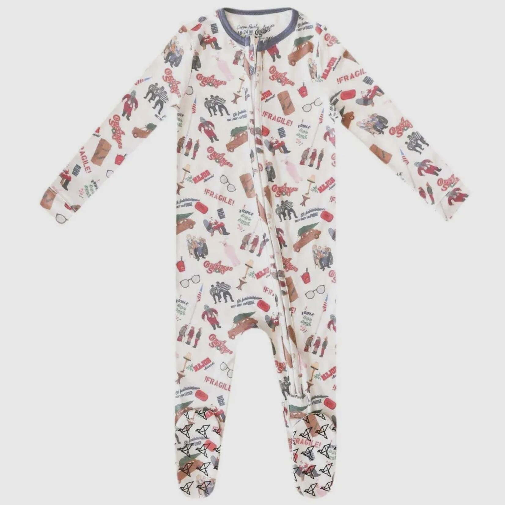 A Christmas Story Bamboo Footie PJ