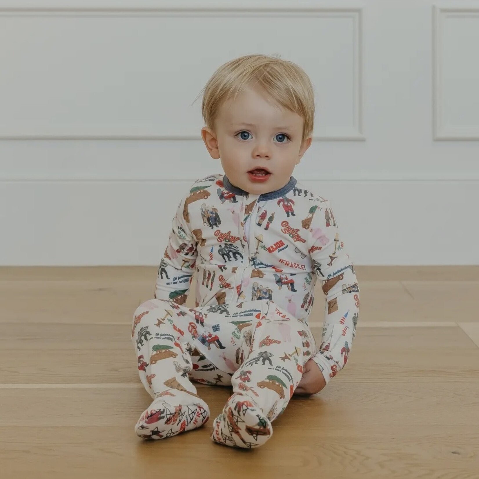 A Christmas Story Bamboo Footie PJ