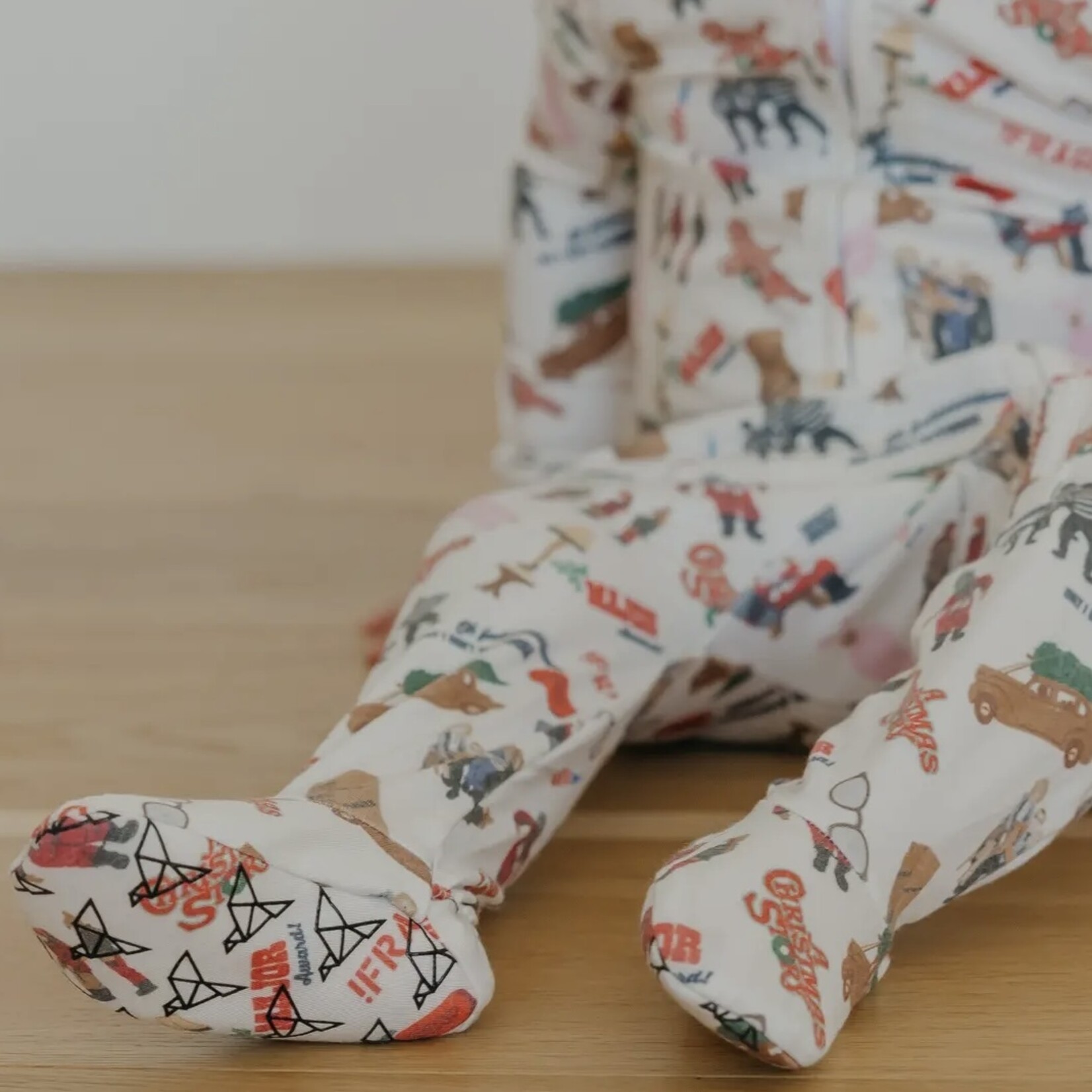 A Christmas Story Bamboo Footie PJ
