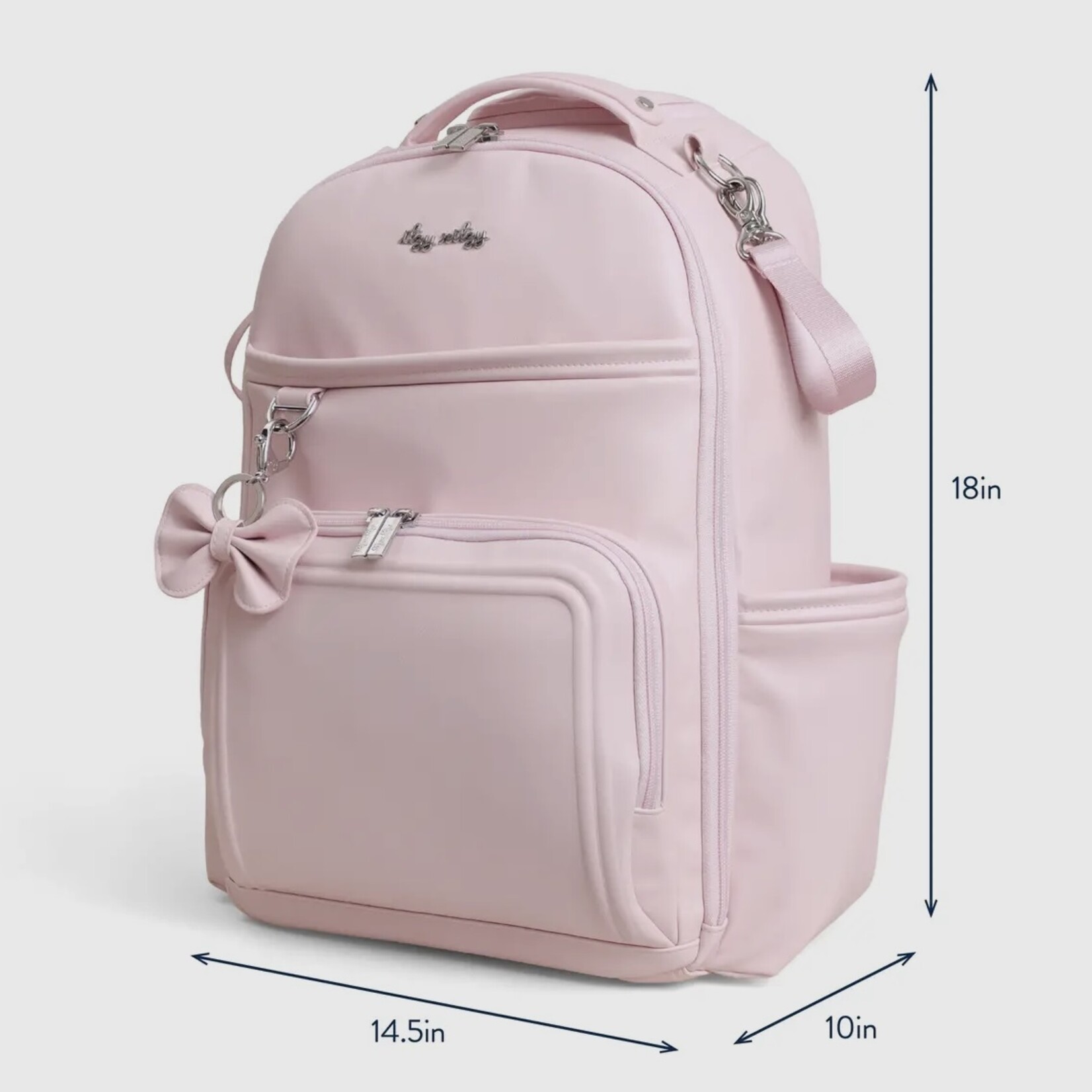 Itzy Ritzy Ribbons & Roses Boss Plus Diaper Bag Backpack